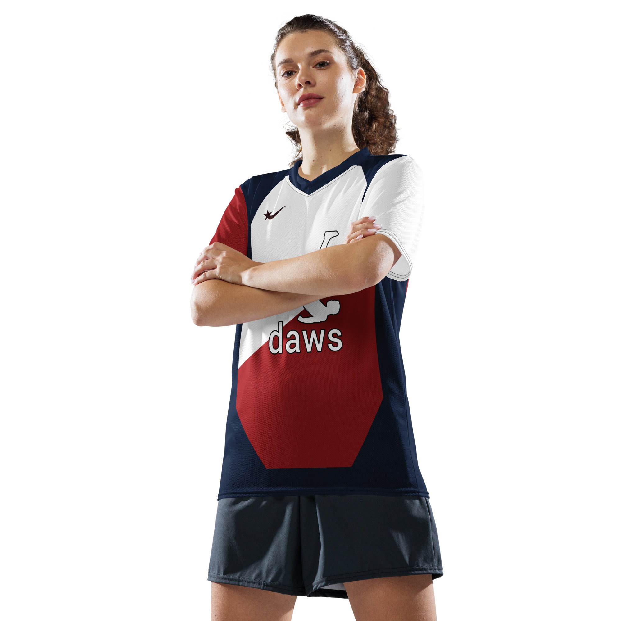 Daws soccer icon Recycled unisex sports jersey