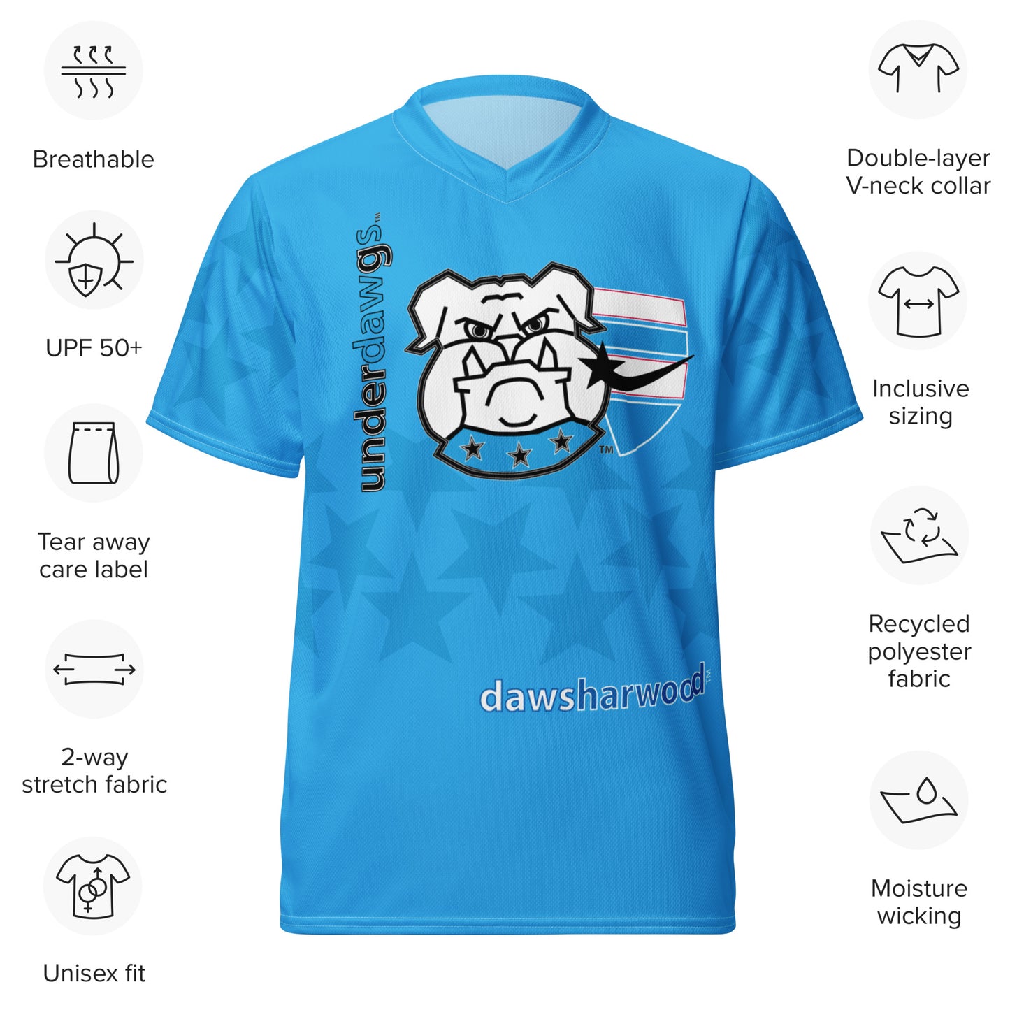 Daws Underdogs win Recycled unisex sports jersey