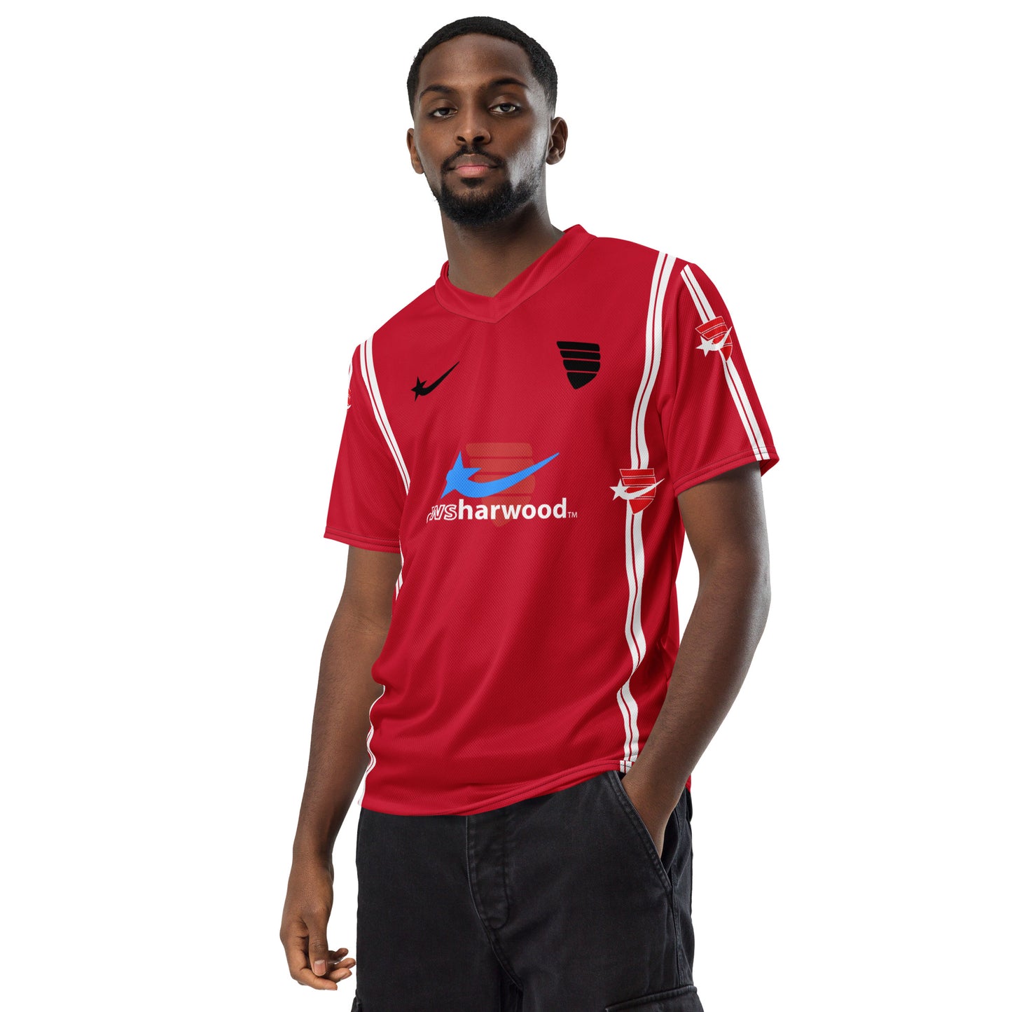 Daws soccer goat red unisex sports jersey