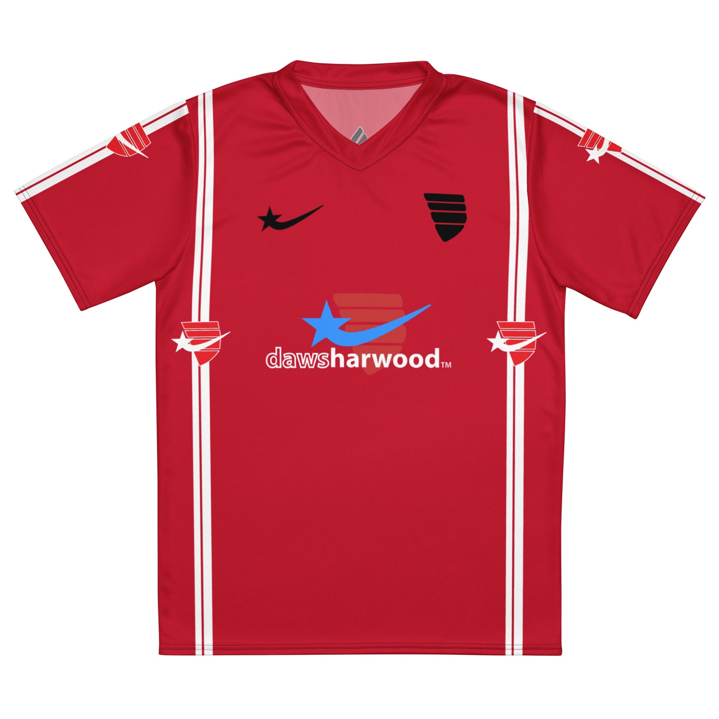 Daws soccer goat red unisex sports jersey