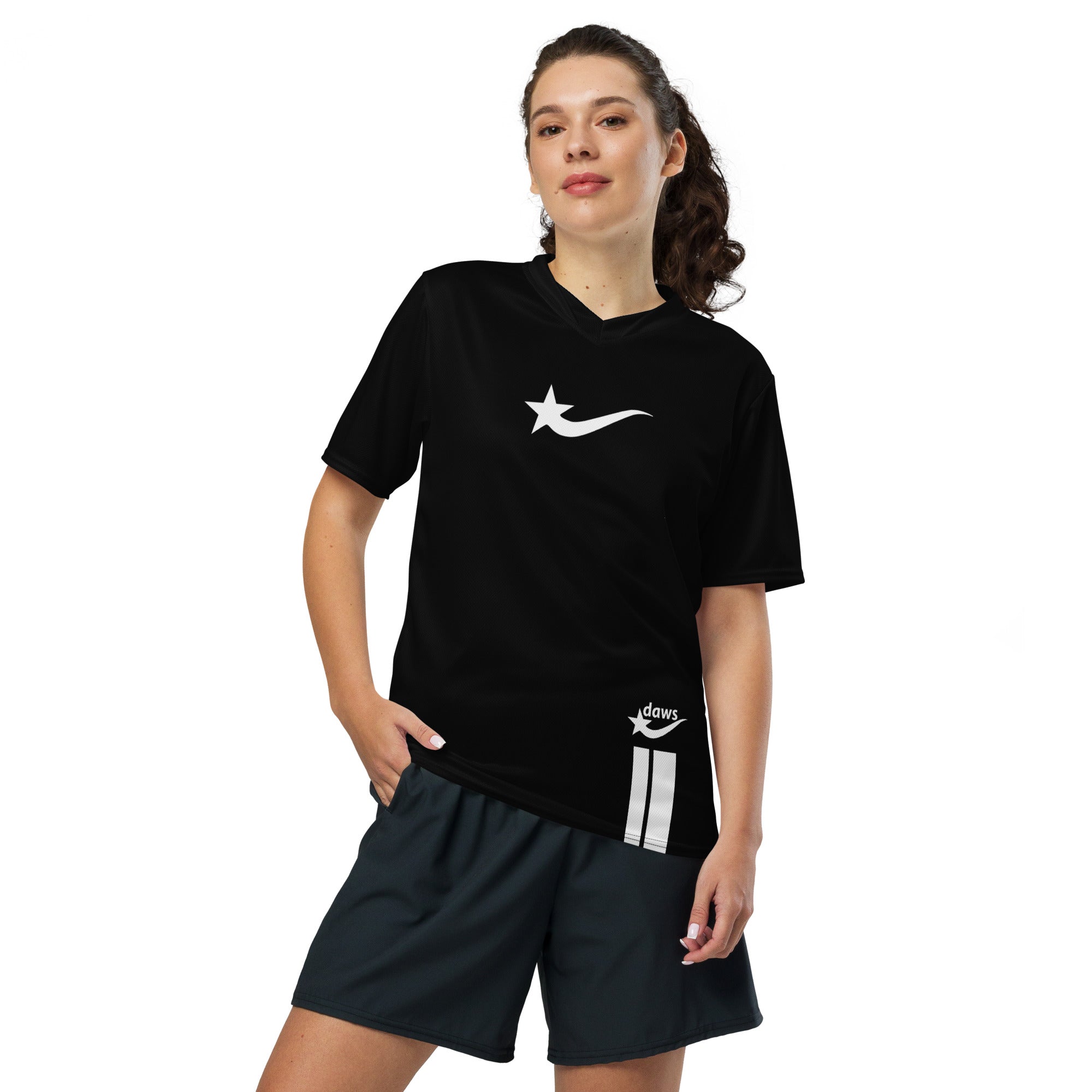 Daws Soccer accent Recycled unisex sports jersey