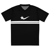 Daws Soccer Black classic Recycled unisex sports jersey