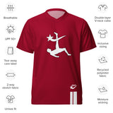 Daws bike kick Recycled unisex soccer jersey