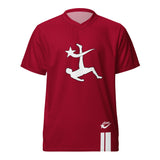 Daws bike kick Recycled unisex soccer jersey