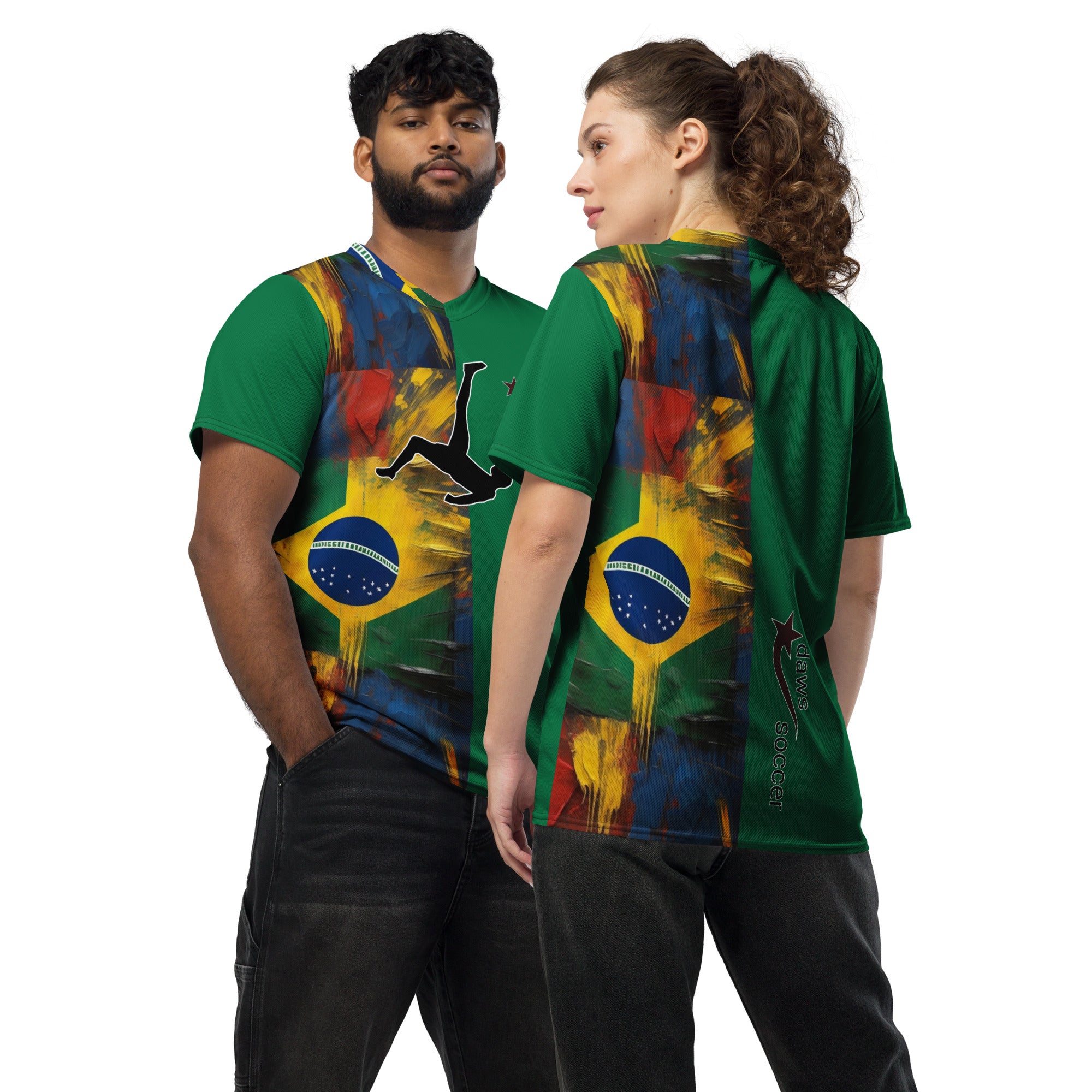 Daws Brazilian Recycled unisex soccer jersey