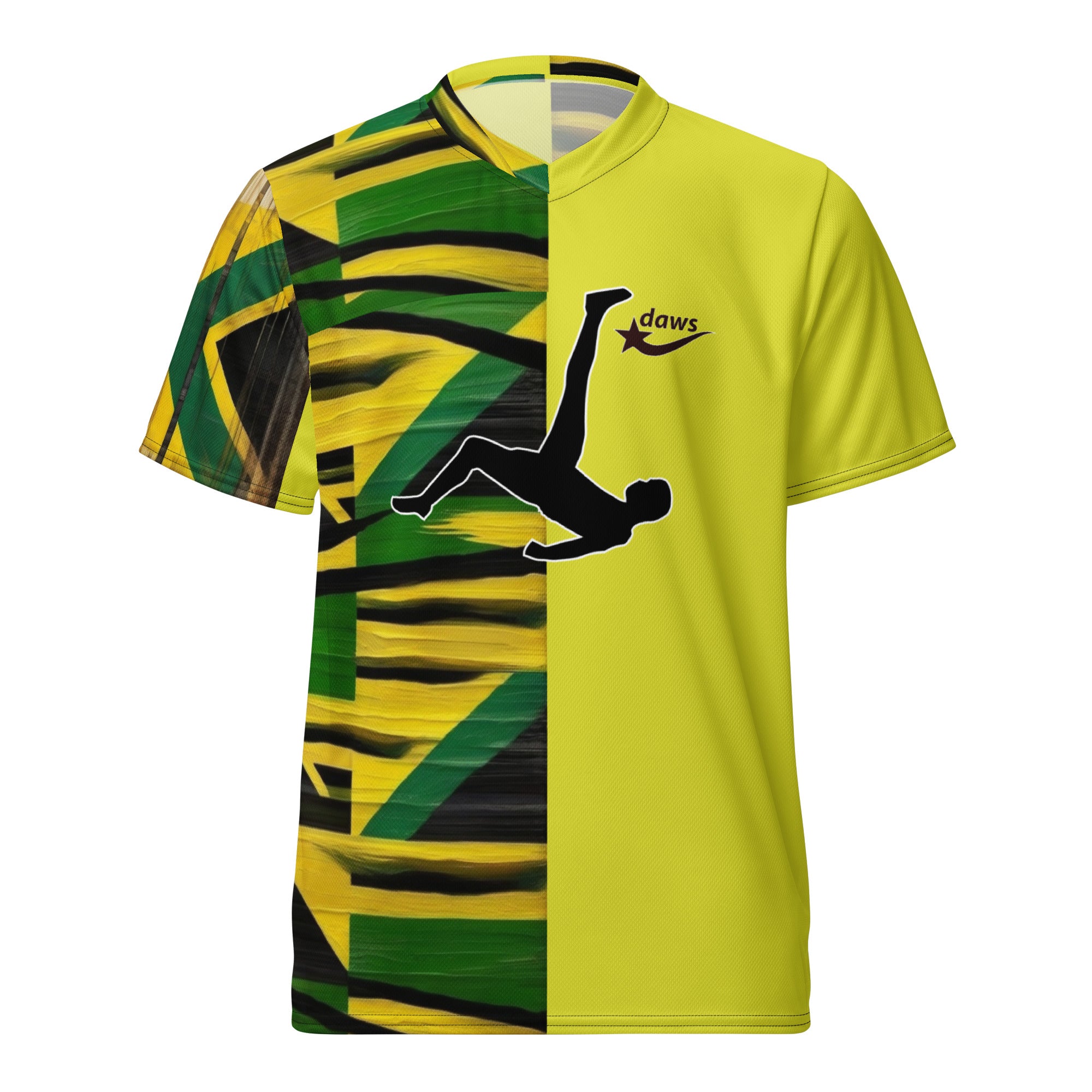 Daws Jamaican Recycled unisex soccer jersey