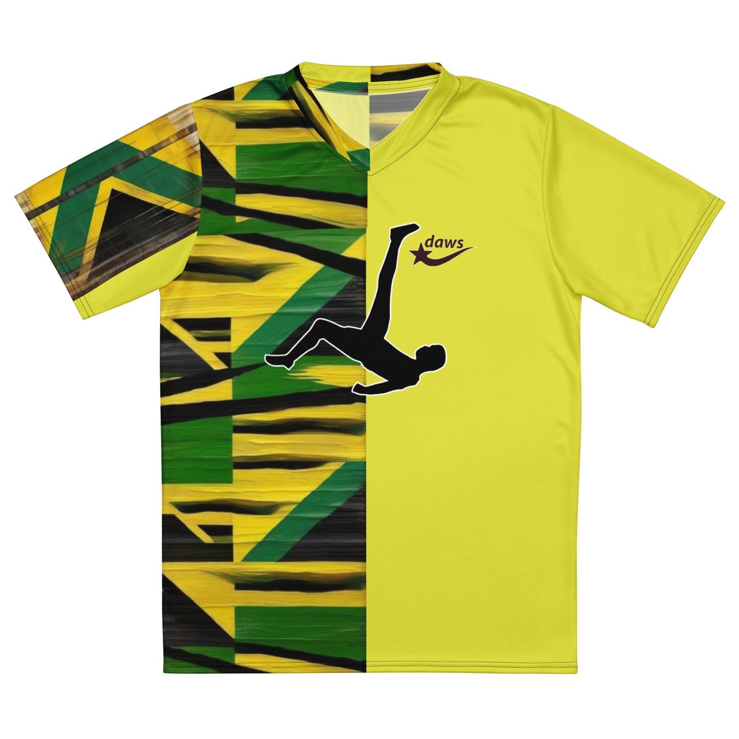 Daws Jamaican Recycled unisex soccer jersey