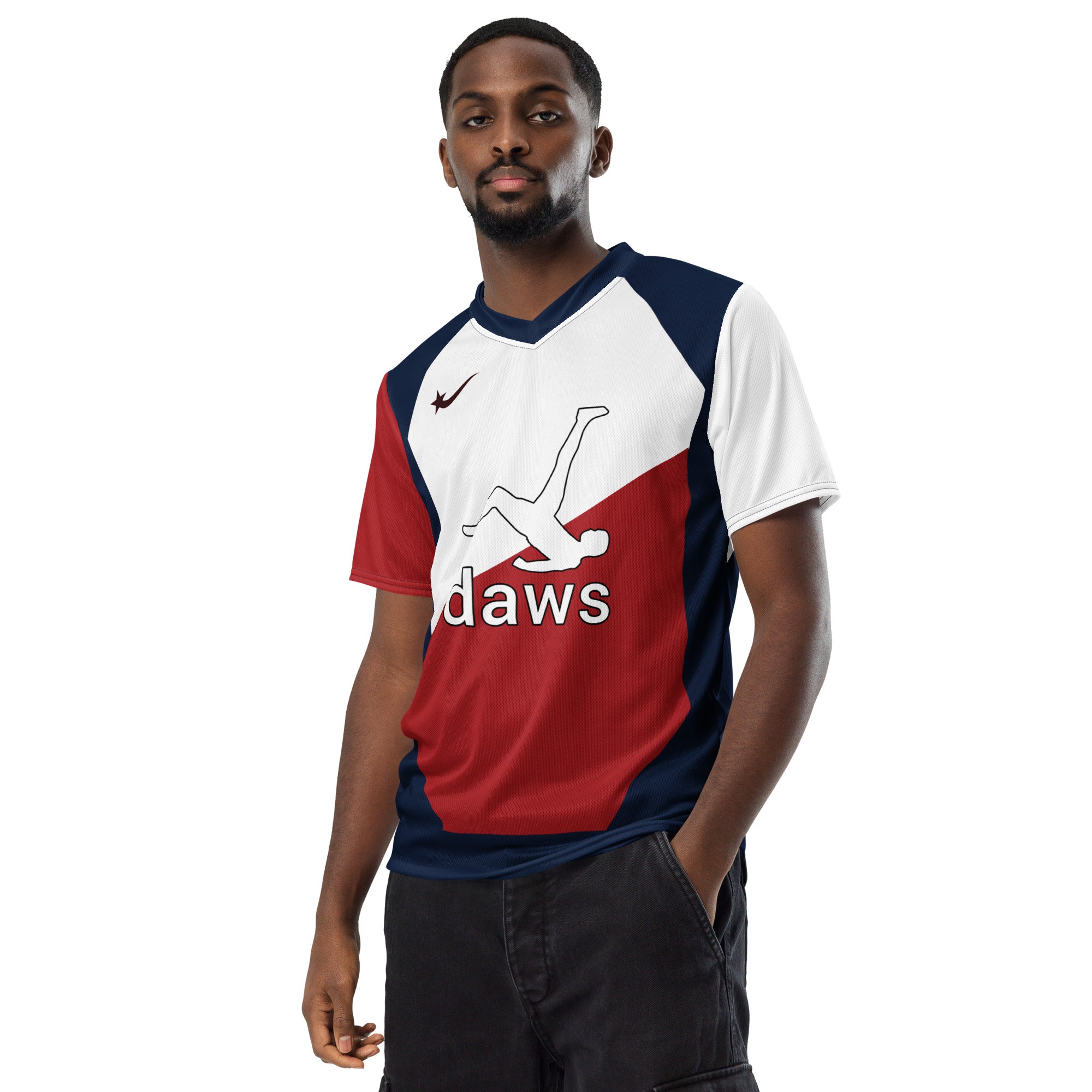 Daws soccer icon Recycled unisex sports jersey