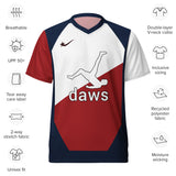 Daws soccer icon Recycled unisex sports jersey