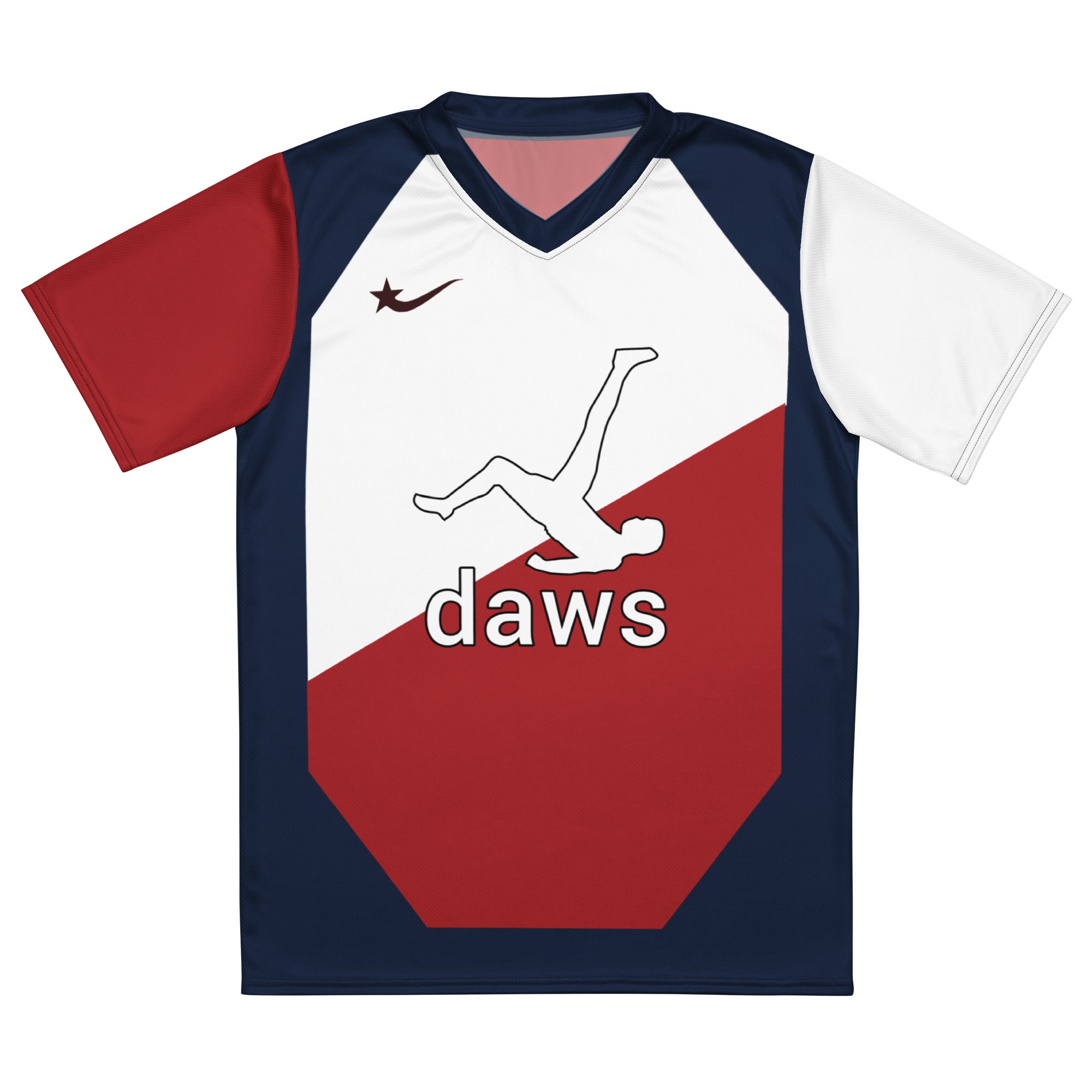 Daws soccer icon Recycled unisex sports jersey