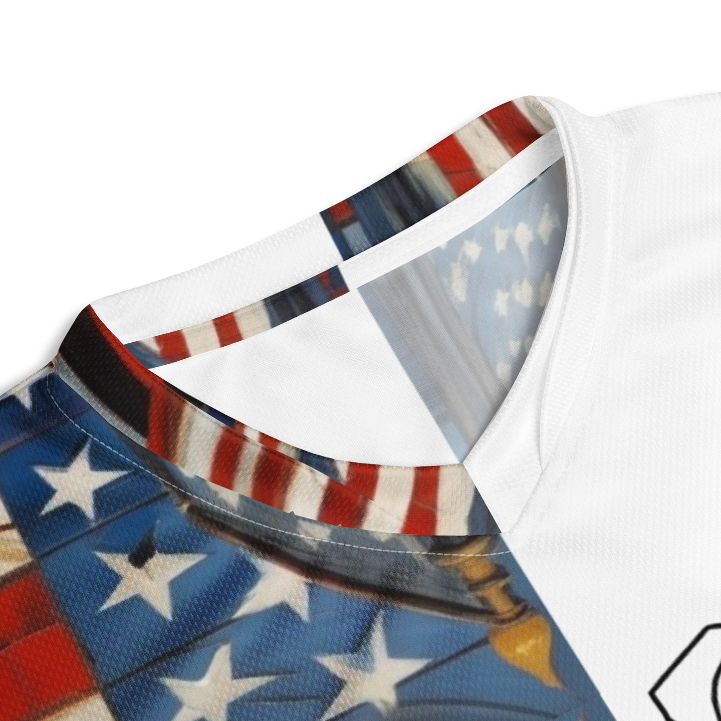 Daws American flag Recycled unisex soccer jersey