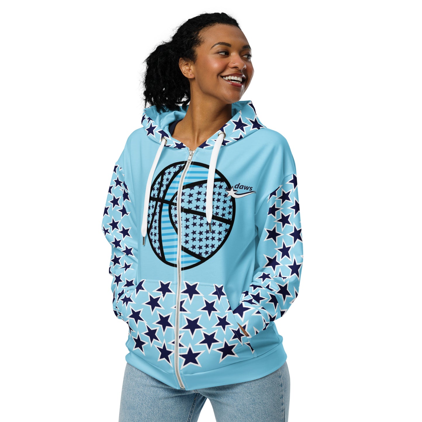 Daws AllStar Ball Unisex zip hoodie