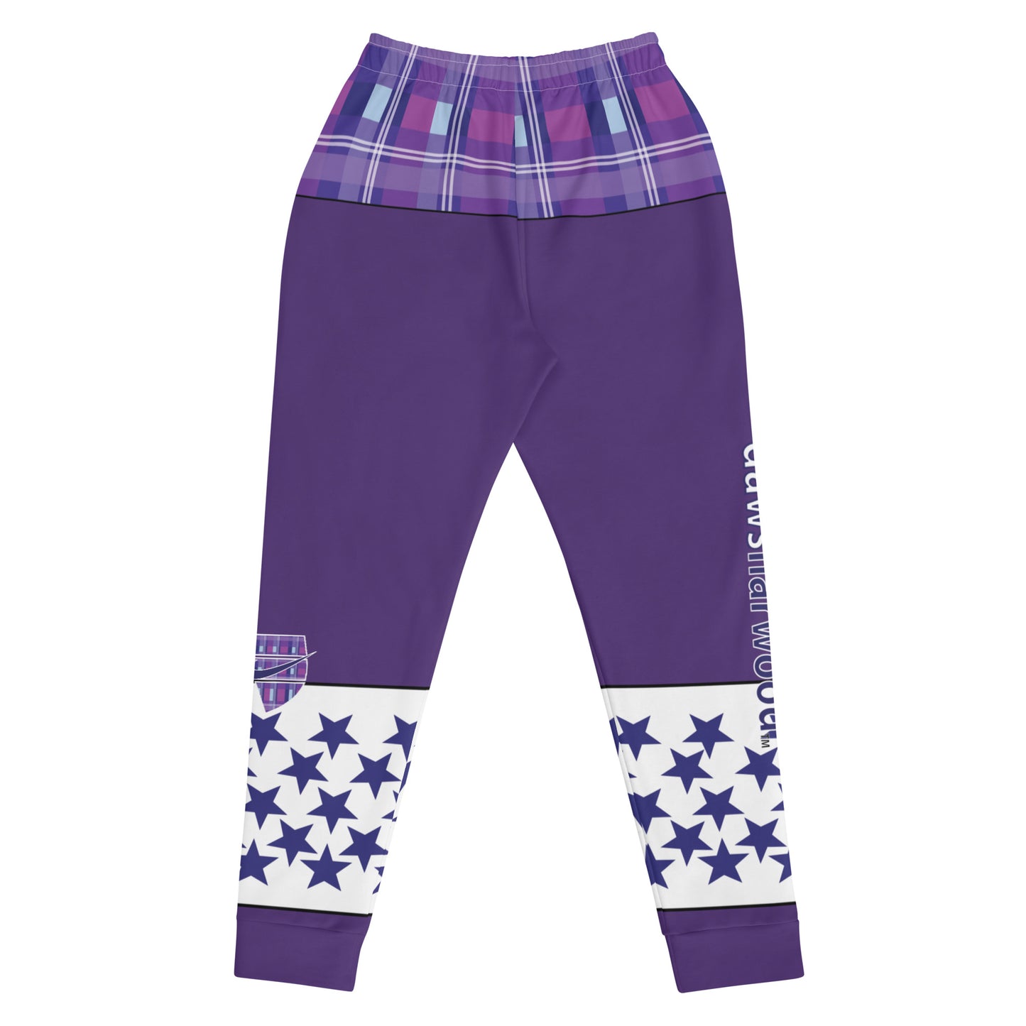 Daws logo plaid star accent Women's Joggers