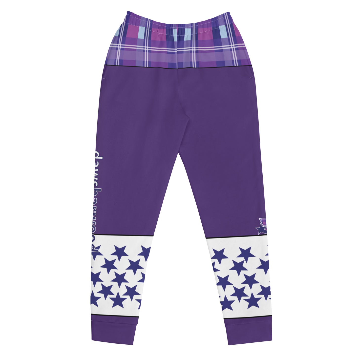 Daws logo plaid star accent Women's Joggers