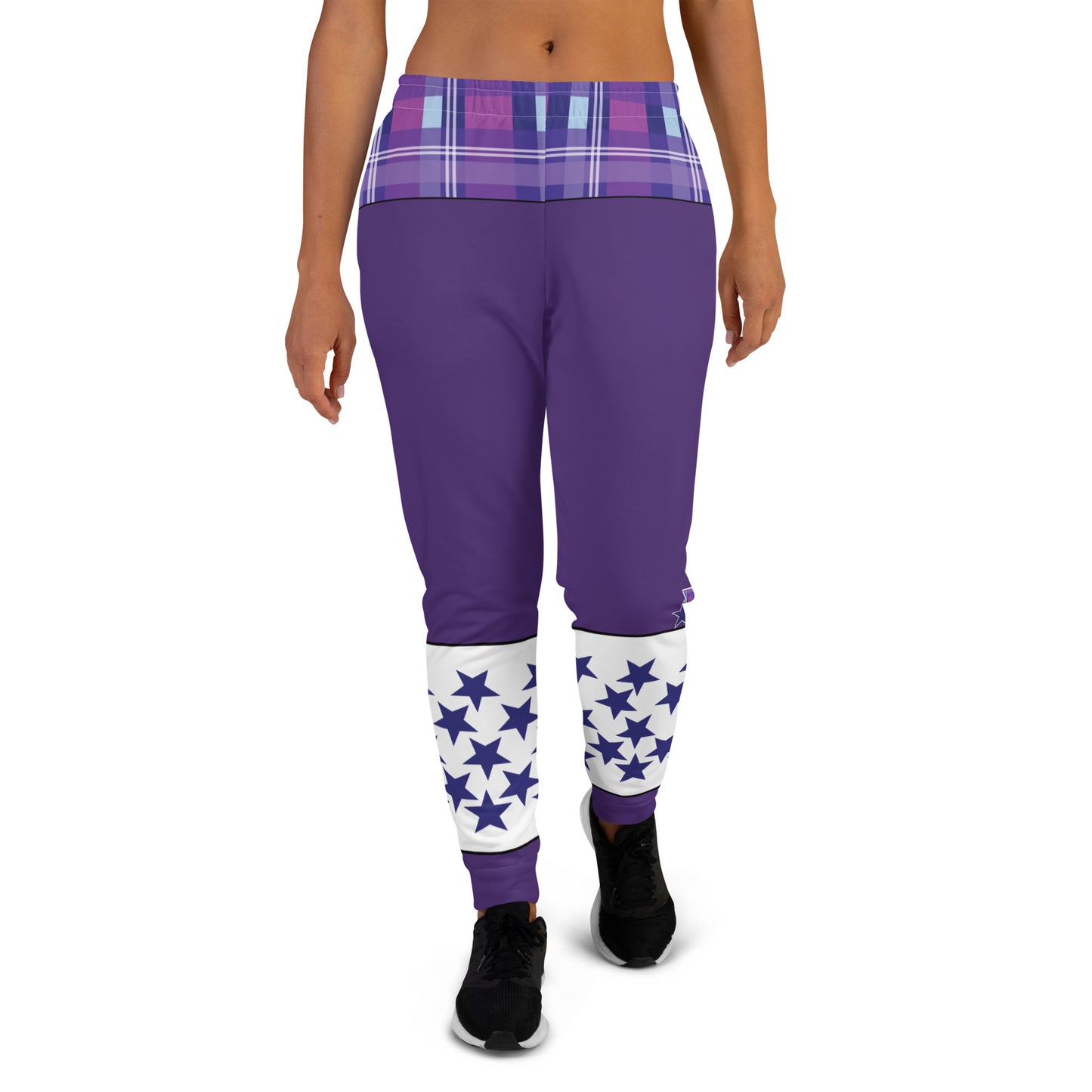 Daws logo plaid star accent Women's Joggers