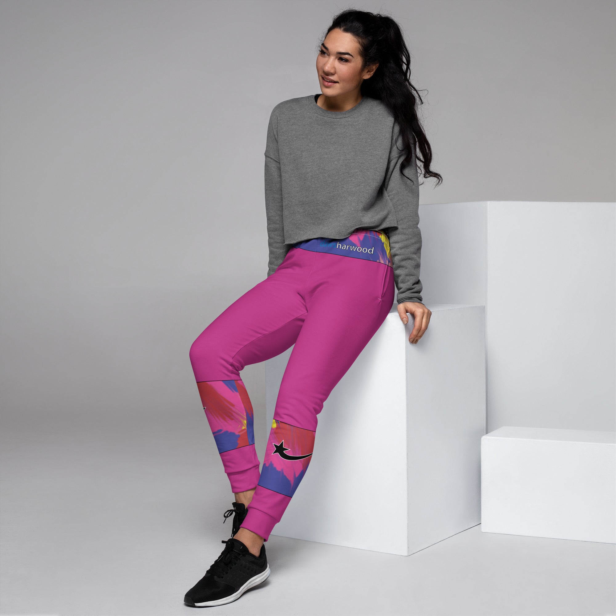 Daws logo multi accent pink Women's Joggers