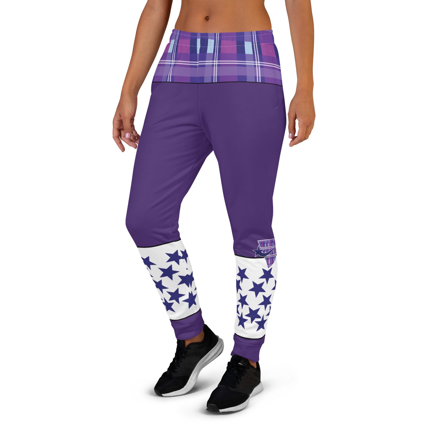 Daws logo plaid star accent Women's Joggers