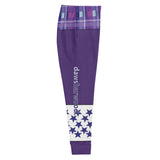 Daws logo plaid star accent Women's Joggers