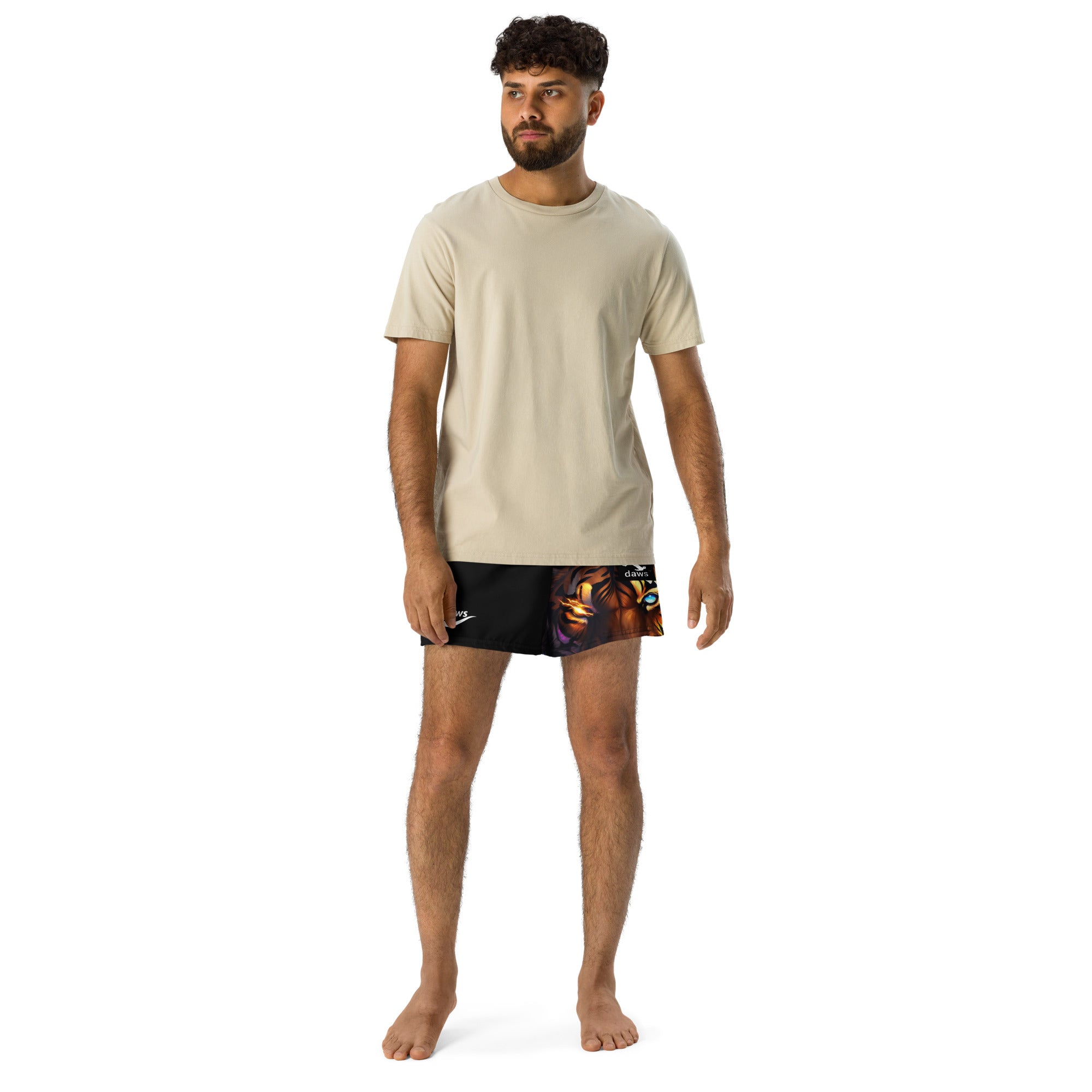 Eye of the tiger Daws Unisex Athletic Shorts