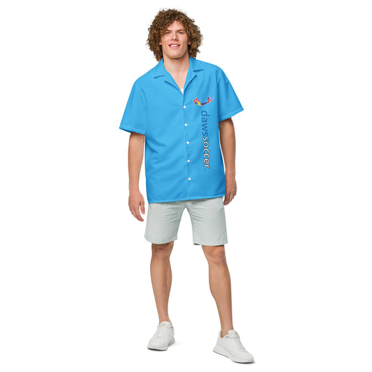 Daws Soccer beach mode Unisex button shirt