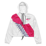 Daws Barbistyle pink stars Women’s cropped windbreaker