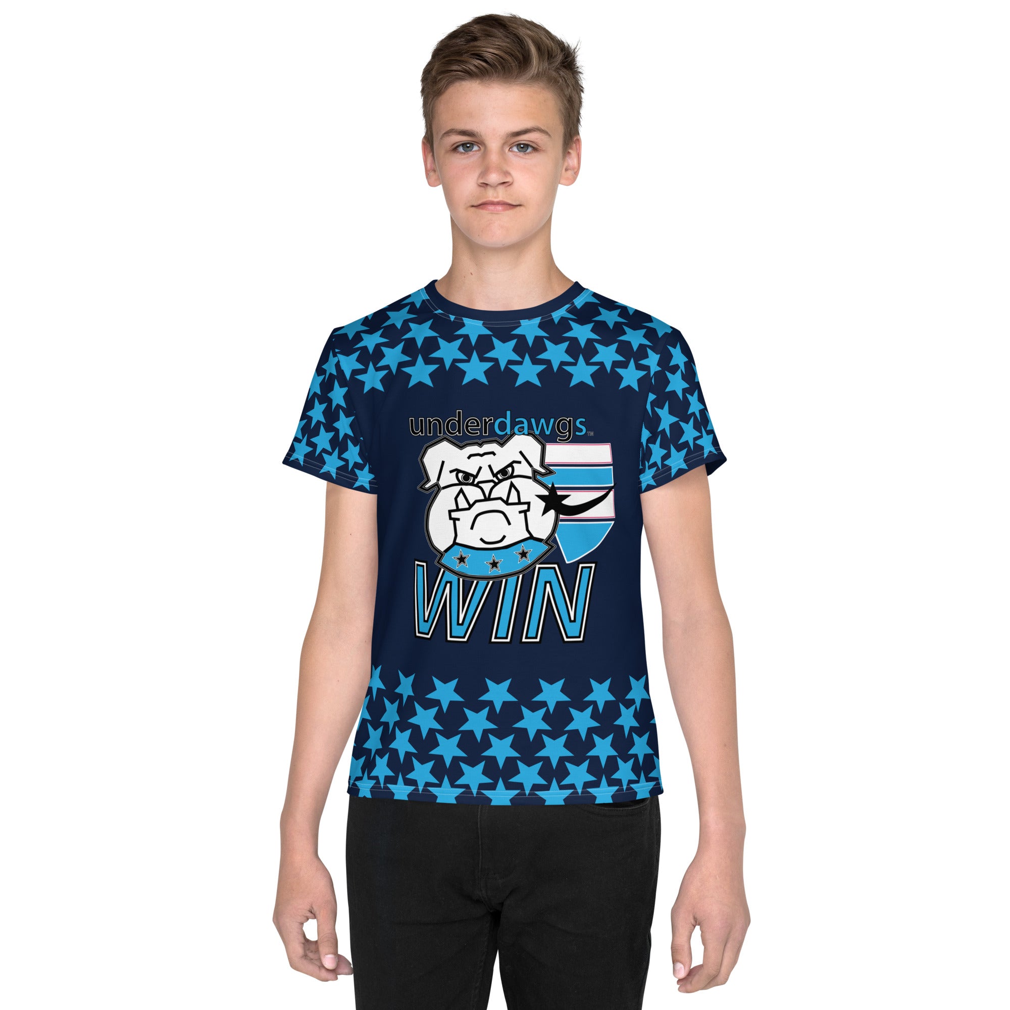 Daws underdogs win Youth crew neck t-shirt