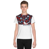 Daws star grid Youth crew neck shooting star t-shirt