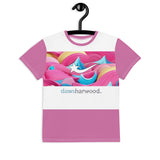 Daws Ocean Fun shooting star logo Youth crew neck t-shirt