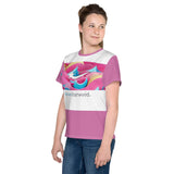 Daws Ocean Fun shooting star logo Youth crew neck t-shirt