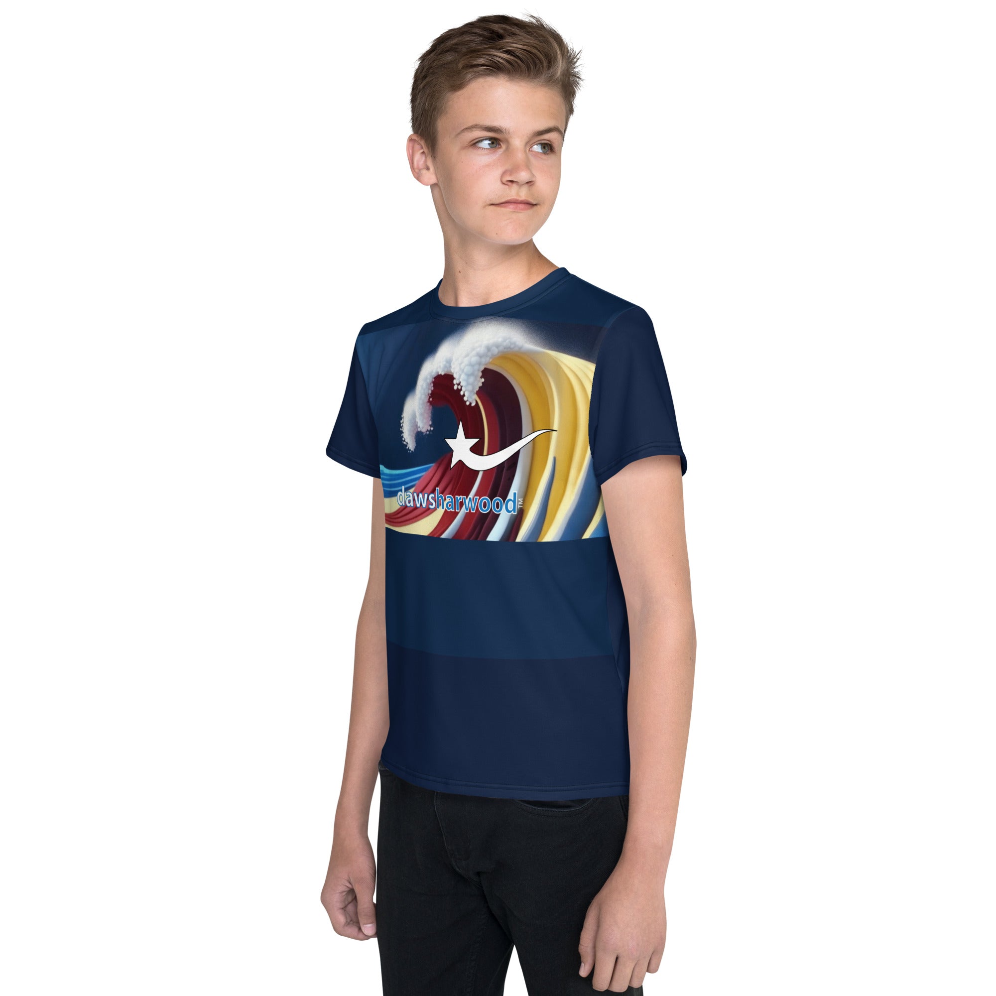 Daws Ocean Fun Youth crew neck t-shirt