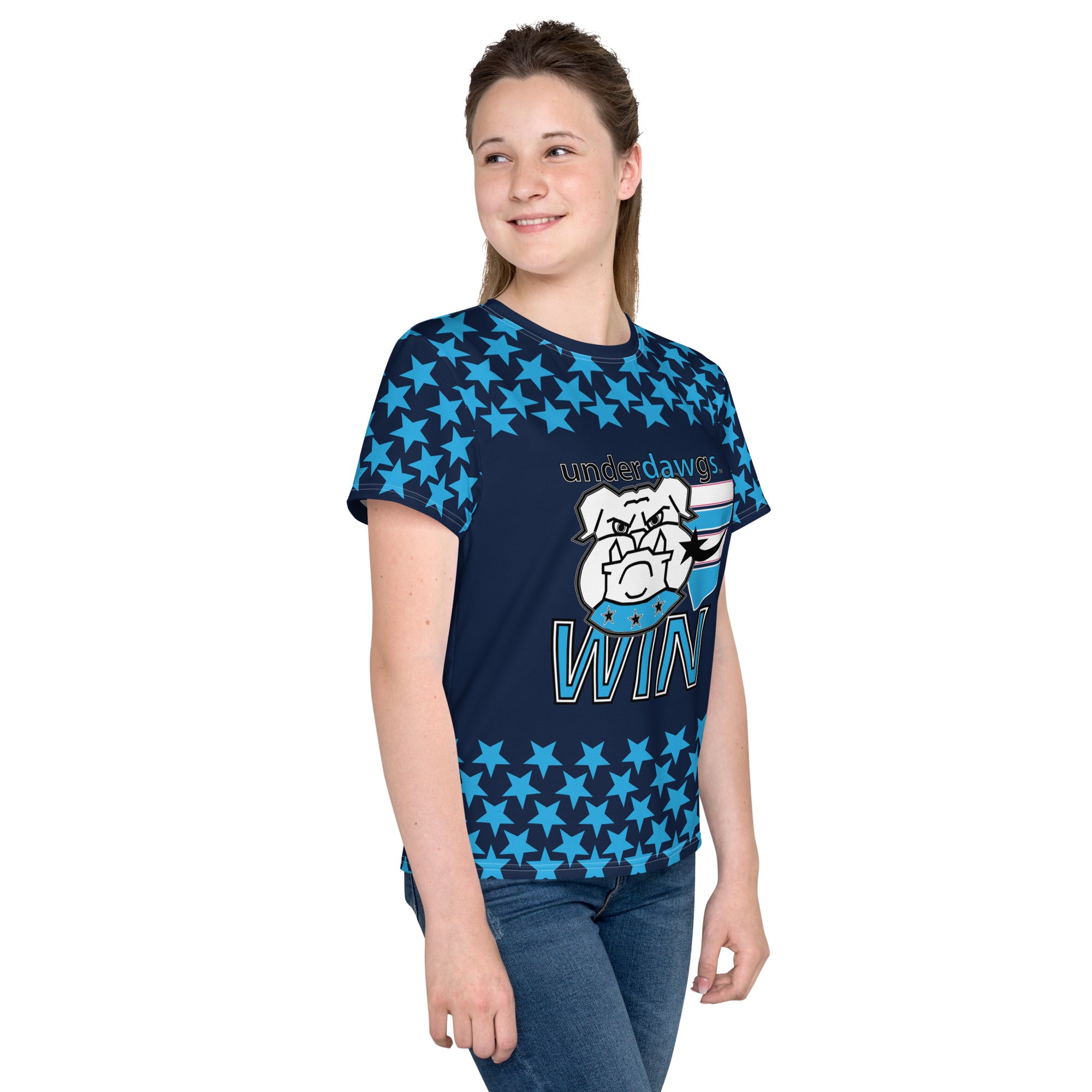 Daws underdogs win Youth crew neck t-shirt