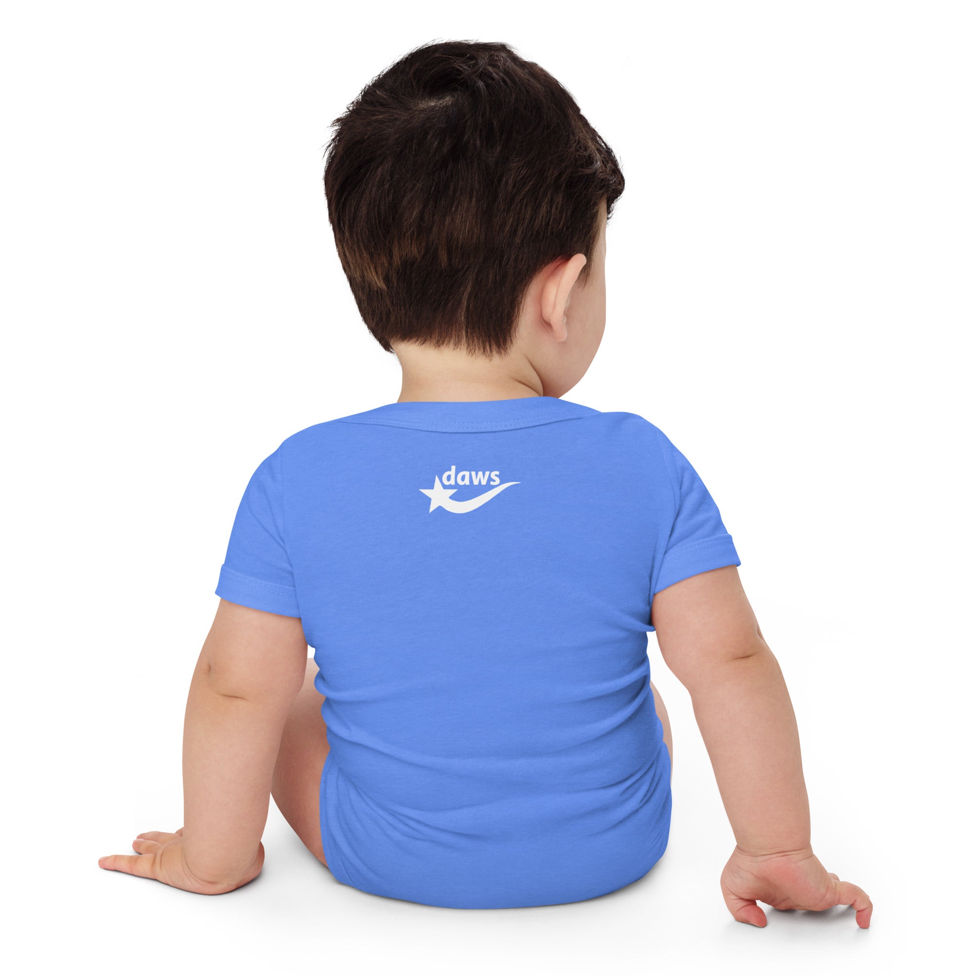 Daws schoolboy logo Baby short sleeve one piece