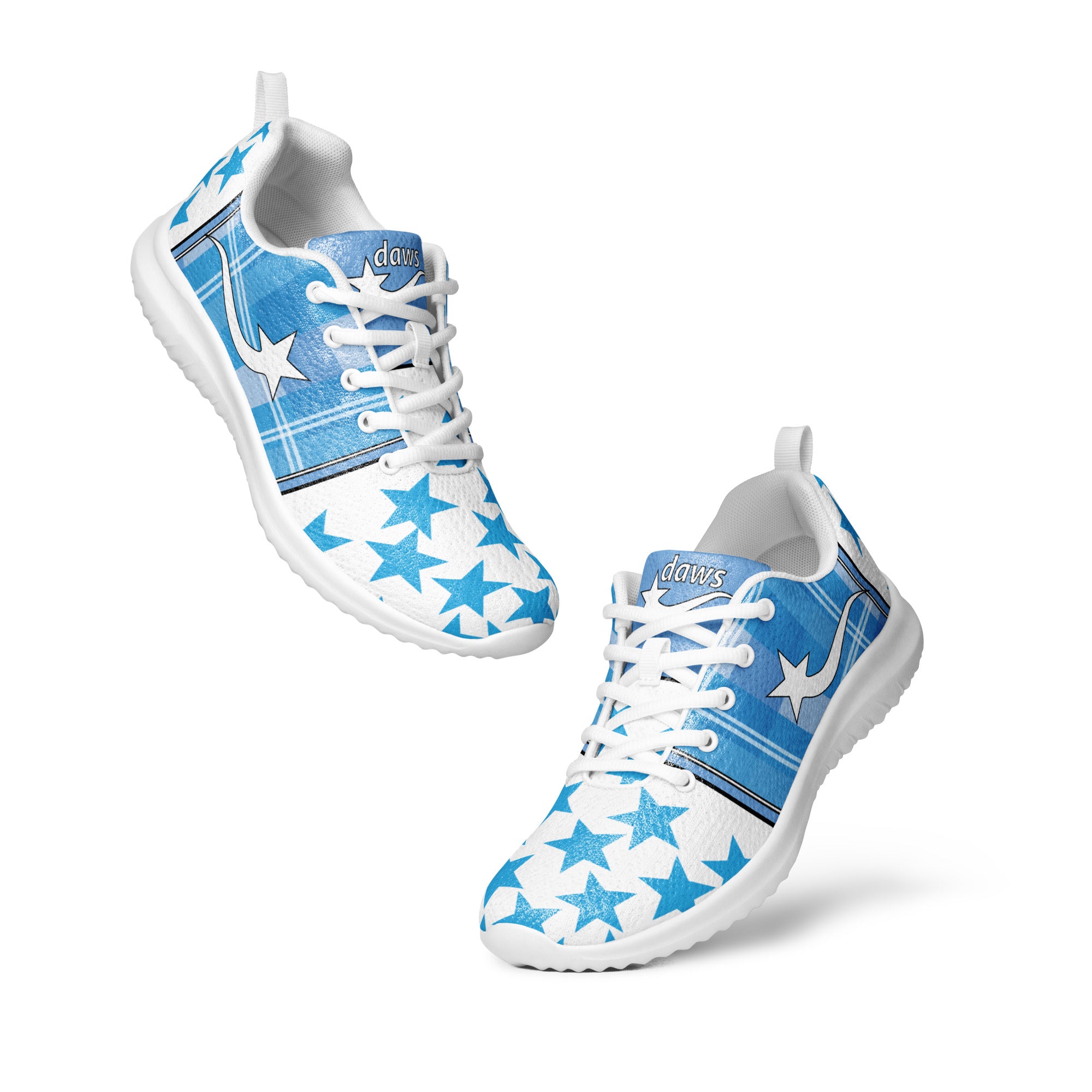 Daws logo plaid star accent Men’s athletic shoes