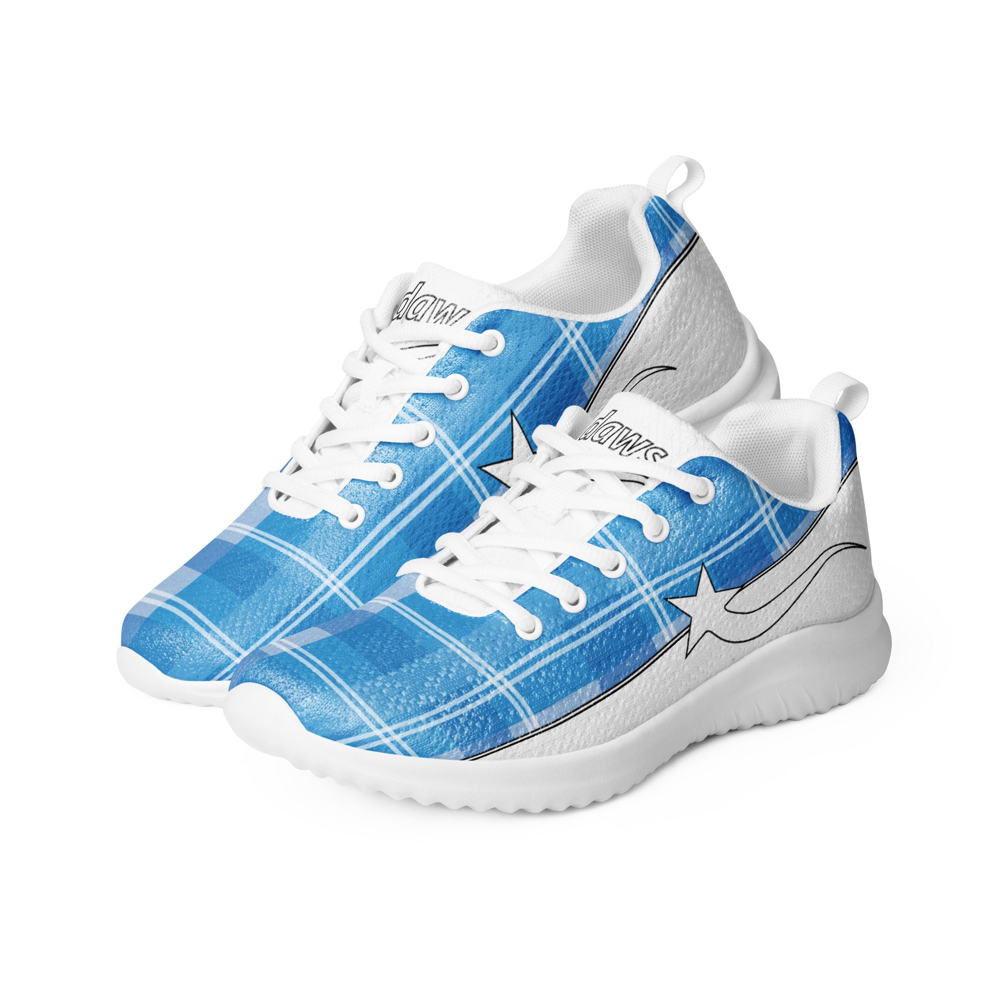 Daws blue plaid slant Men’s athletic shoes