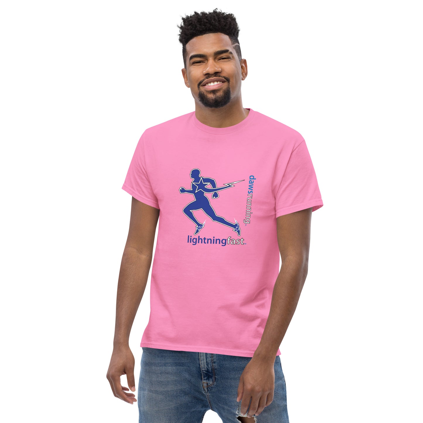 Daws running lightning fast Men's classic tee