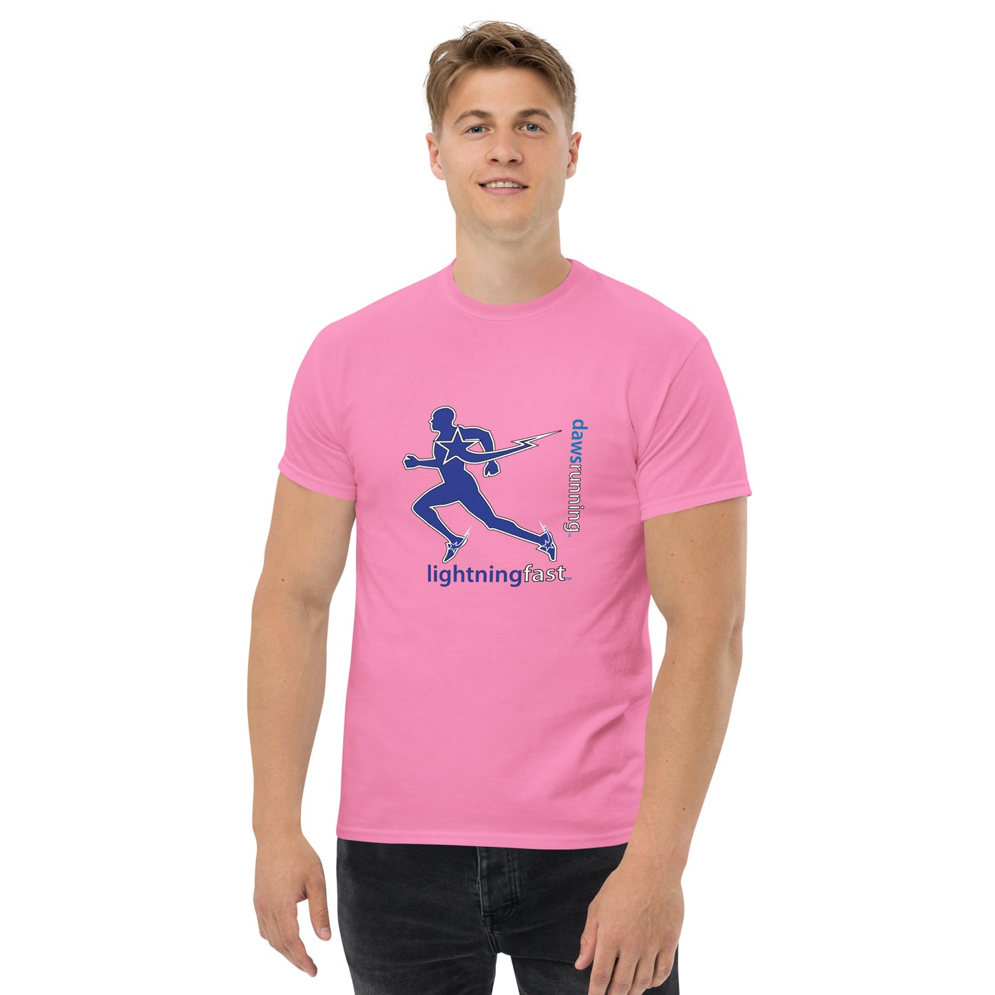 Daws running lightning fast Men's classic tee