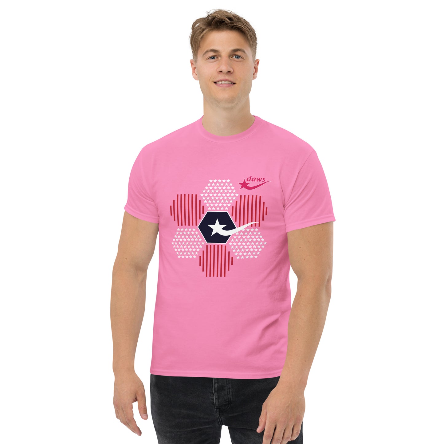 Daws Harwood ballswag pink Men's classic tee