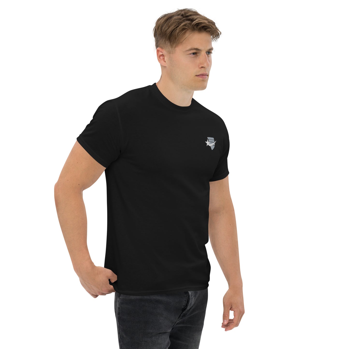 Daws embroidery logo 4 shirt color choices Men's classic tee