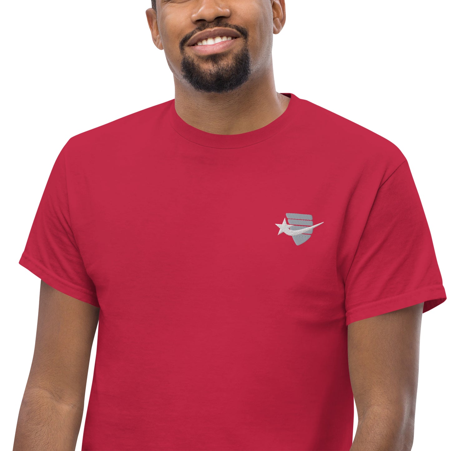 Daws embroidery logo 4 shirt color choices Men's classic tee