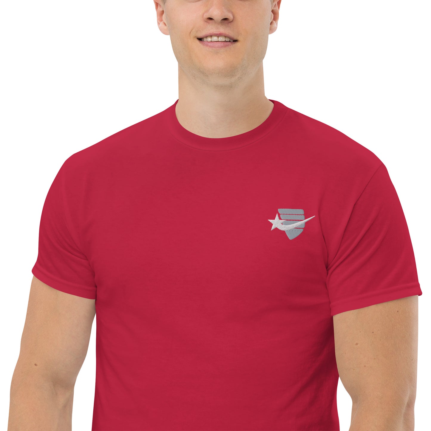 Daws embroidery logo 4 shirt color choices Men's classic tee