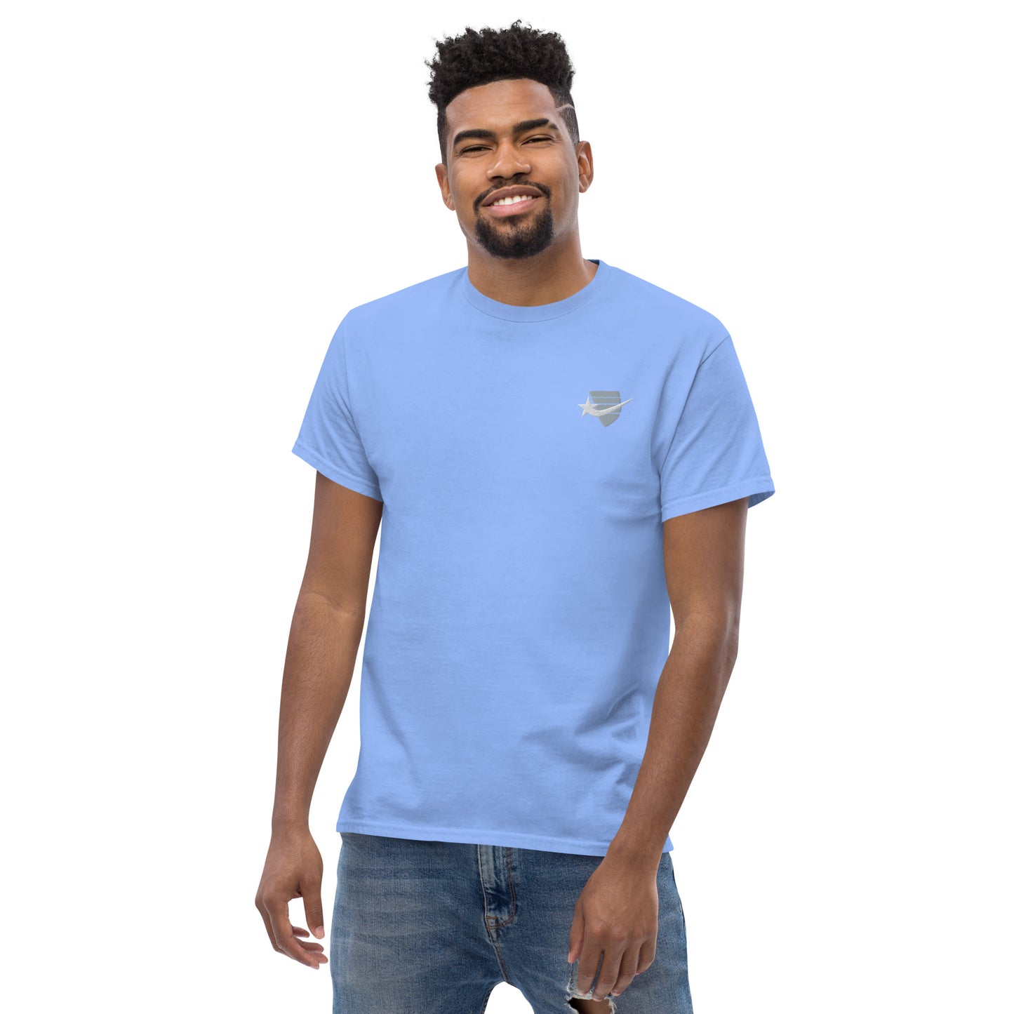 Daws embroidery logo 4 shirt color choices Men's classic tee