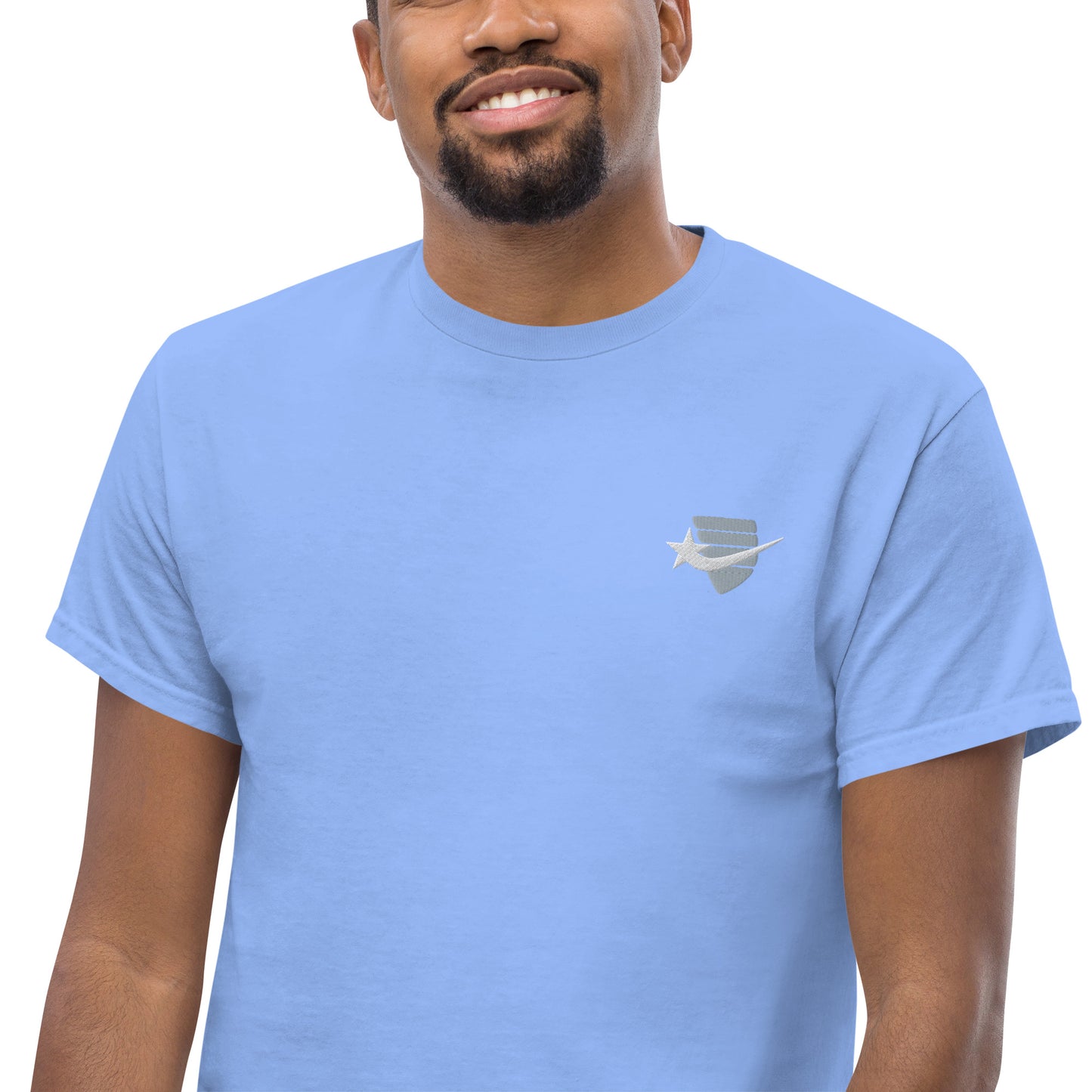 Daws embroidery logo 4 shirt color choices Men's classic tee