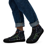 Daws plaid Men’s high top canvas shoes