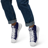 Daws Navy Starsalign Men’s high top canvas shooting star shoes