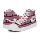 Daws Star plaid Men’s high top canvas shooting star shoes