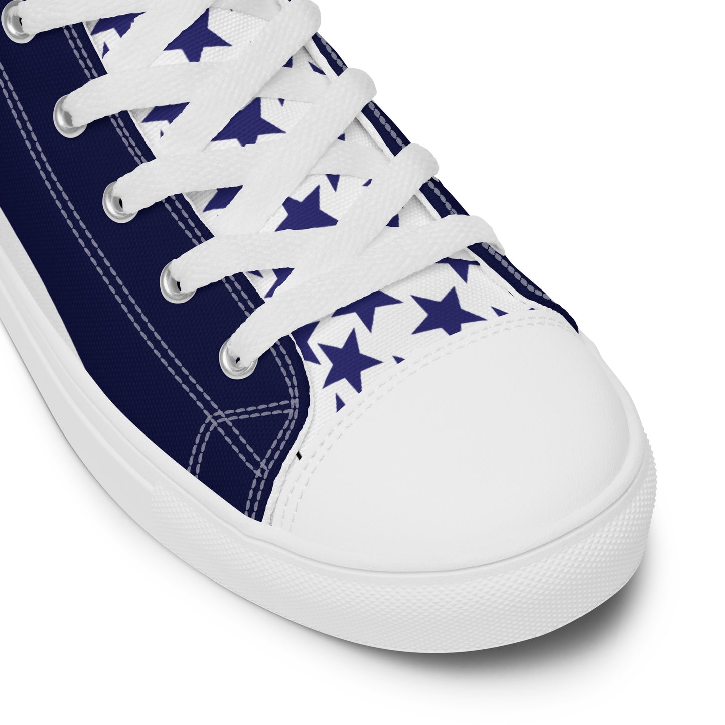 Daws Navy Starsalign Men’s high top canvas shooting star shoes