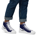 Daws Navy Starsalign Men’s high top canvas shooting star shoes