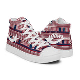 Daws Star plaid Men’s high top canvas shooting star shoes