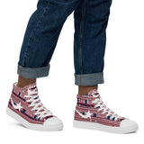 Daws Star plaid Men’s high top canvas shooting star shoes