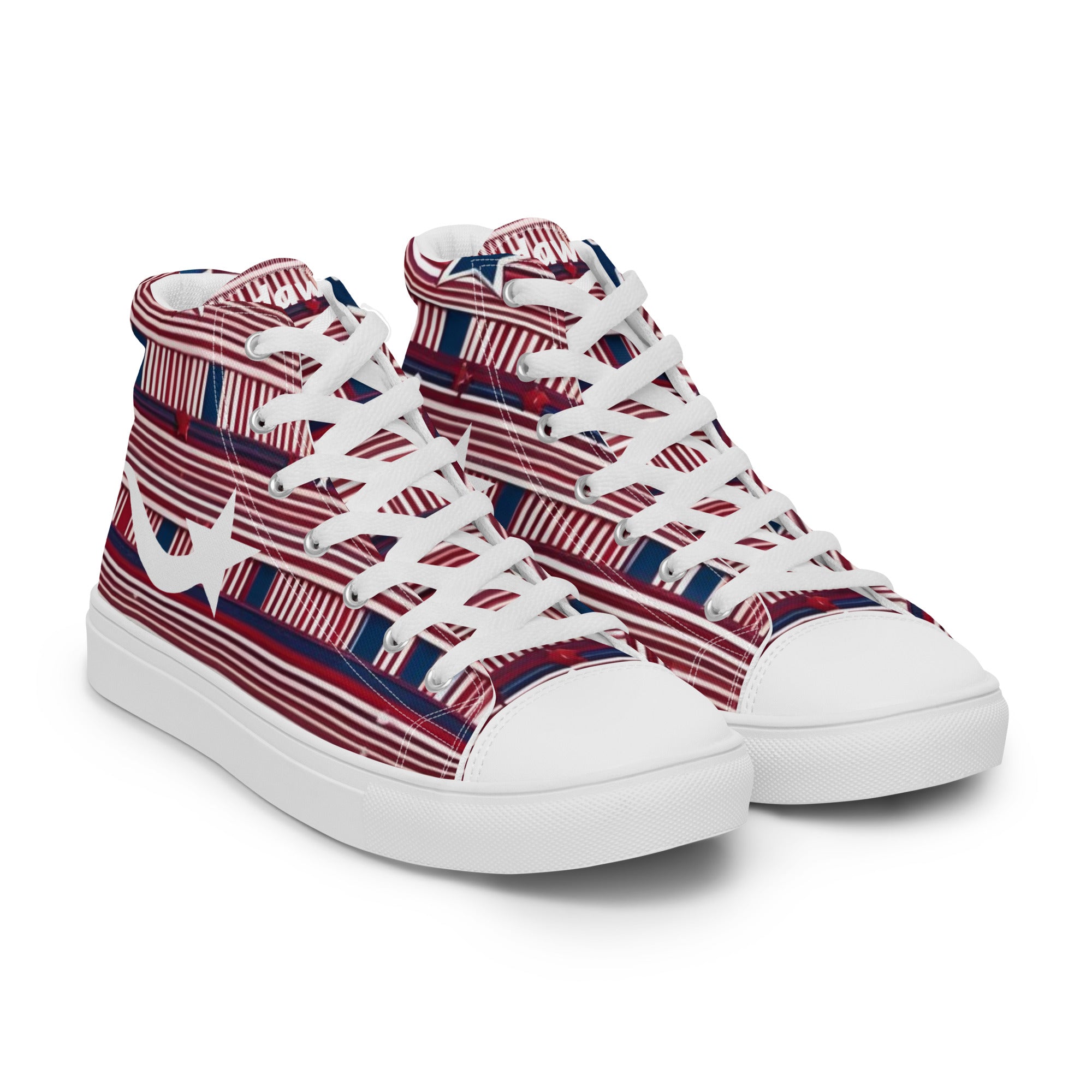 Daws Star plaid Men’s high top canvas shooting star shoes